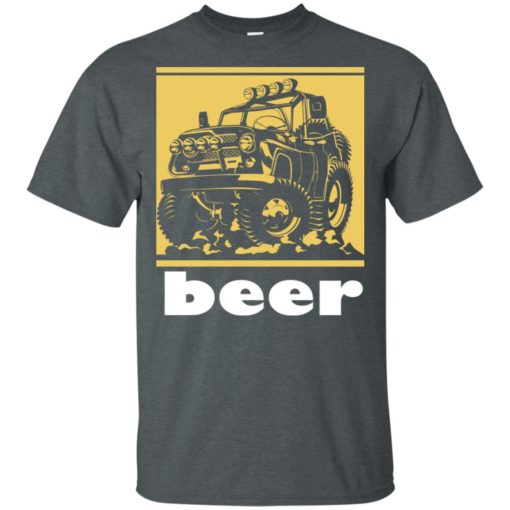 Funny beer alcohol jeep 4×4 drinking lover t-shirt