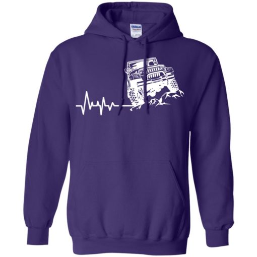 Unlimited heartbeat love jeep shirt jeep lover driver owner addicted hoodie