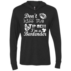 Don’t kiss me tip me im a bartender – st.patrick’s day shirt unisex hoodie