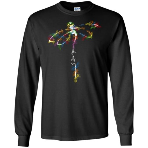 I love you color butterfly long sleeve