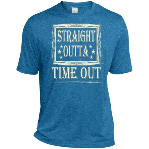 Kids straight outta time out funny parody kids boys humor sport tee