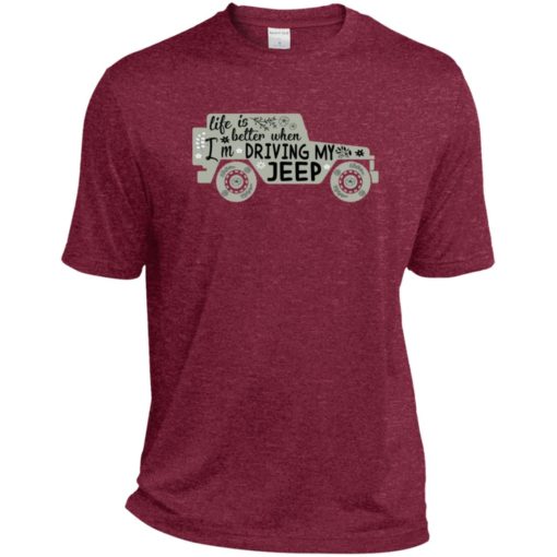 Life is better when i’m driving my jeep sport t-shirt