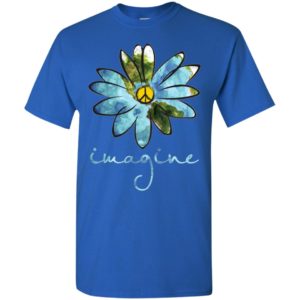 Daisy earth hippie imagine music fower floral peace lover t-shirt