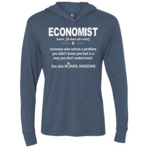 Economist noun shirt economist definition wizard magician funny gift unisex hoodie