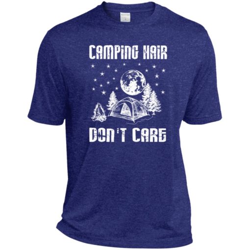 Camping hair don’t care shirt- funny camping t shirts sport tee