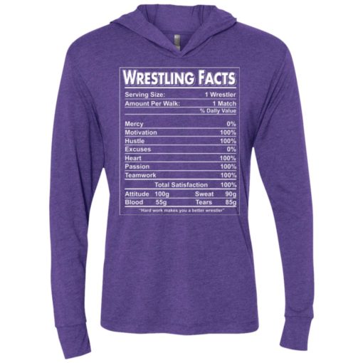 Wrestling facts shirt – wrestling team gift unisex hoodie