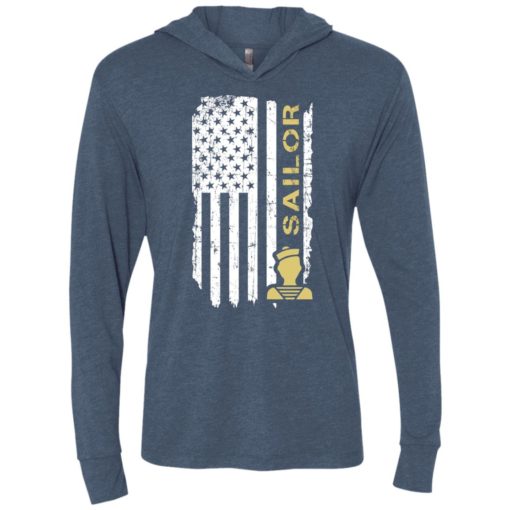 Proud sailor gift american sailor flag job title unisex hoodie