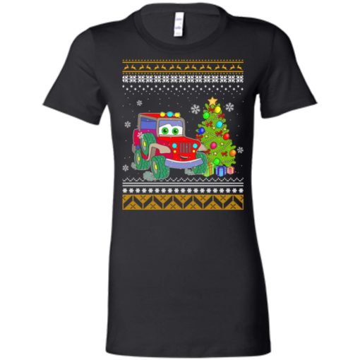 Merry jeepmas and happy new year jeep lover women tee