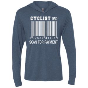 Cyclist dad scan for payment unisex hoodie