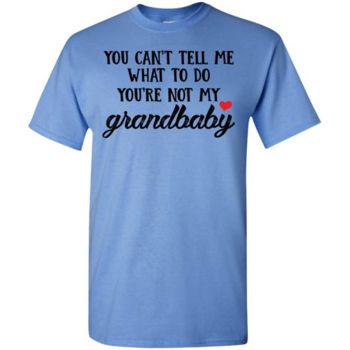 You cant tell me what to do youre not my grandbaby t-shirt