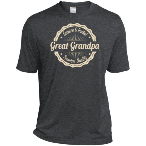 Vintage grandfather gift t-shirt great grandpa genuine and trusted sport tee