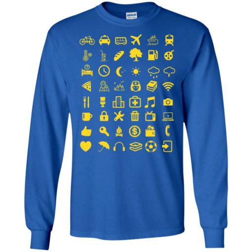 48 cool traveller icons travel icon-speaks for who love travelling long sleeve