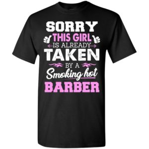 Cool barber gift for girlfriend wife or lover t-shirt