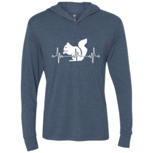 Squirrel heartbeat gift shirt for squirrel owner lover unisex hoodie