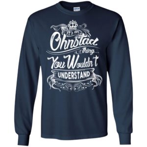 It’s an ohnstad thing you wouldn’t understand – custom and personalized name gifts long sleeve