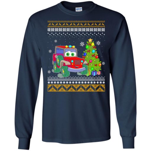 Merry jeepmas and happy new year jeep lover long sleeve