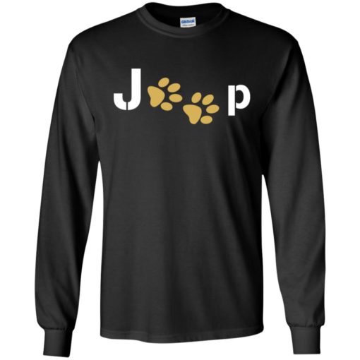 Jeep with dog paw long sleeve