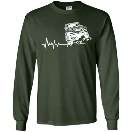 Unlimited heartbeat love jeep shirt jeep lover driver owner addicted long sleeve