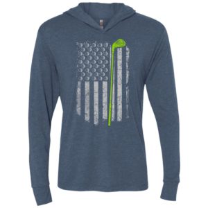 American flag golf gift funny golf apparel gift for men unisex hoodie