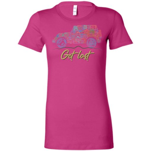 Get lost jeep sign women tee
