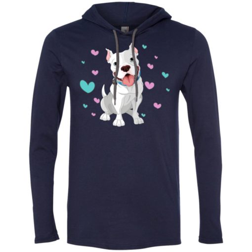 Love boxer dogs gift for boxer owners long sleeve hoodie