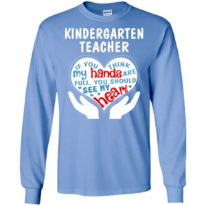 Kindergarten teacher shirt – kindergarten teacher gifts long sleeve