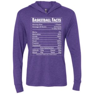 Basketball facts t-shirt basketball label funny define for players unisex hoodie