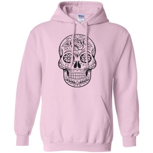 Mexican skull art 2 skeleton face day of the dead dia de los muertos hoodie