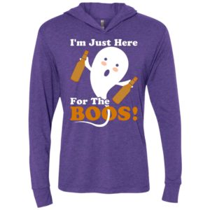 I’m just here for the boos unisex hoodie