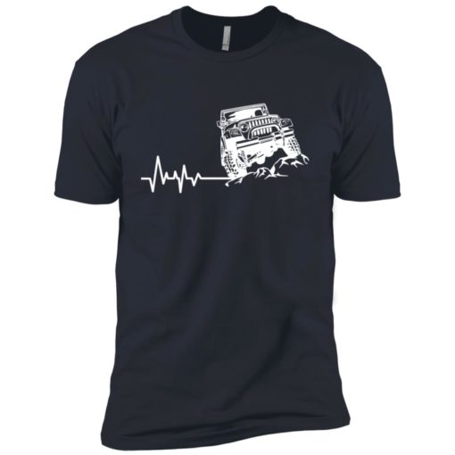 Unlimited heartbeat love jeep shirt jeep lover driver owner addicted premium t-shirt
