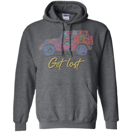 Get lost jeep sign hoodie