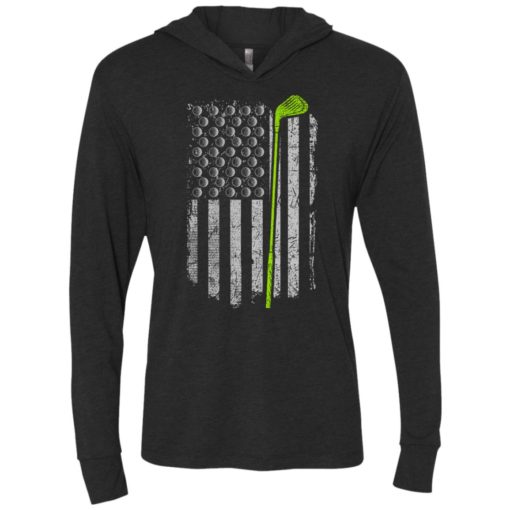 American flag golf gift funny golf apparel gift for men unisex hoodie