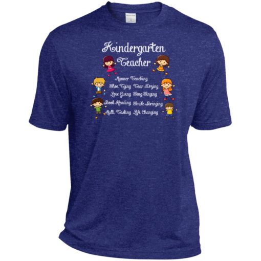 Kindergarten teacher funny shirt manner teaching love giving sport tee