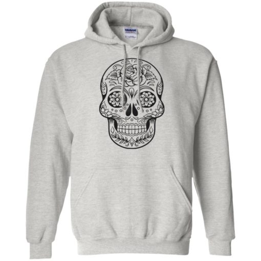 Mexican skull art 2 skeleton face day of the dead dia de los muertos hoodie