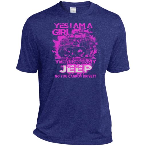 Yes i am a girl yes this is my jeep no you cann’t drive it sport t-shirt