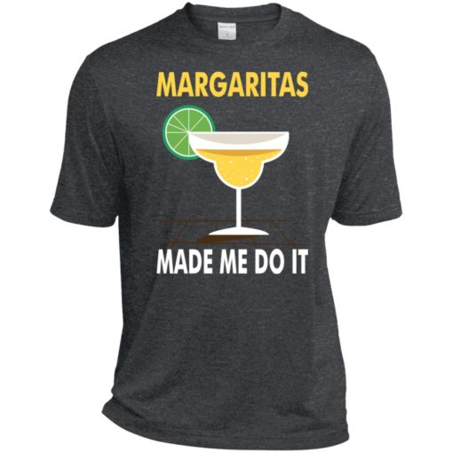 Margaritas made me do it love drinking wine coctail sport tee