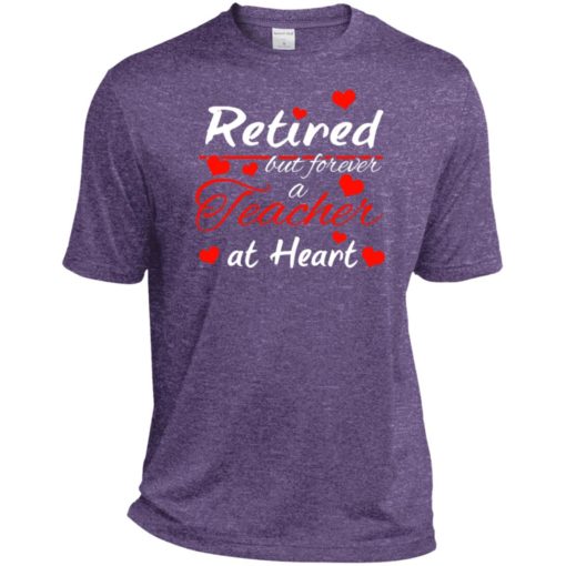 Retired but forever a teacher at heart teacher gift shirt sport tee