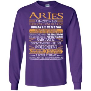 Aries amazing in bed their love is one of a kind human lie detector long sleeve