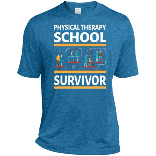 Physical therapist shirt physically therapy school survivor sport tee