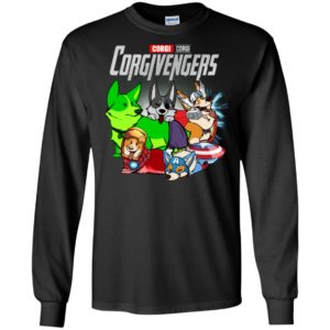 Corgi corgivengers marvel avengers endgame long sleeve