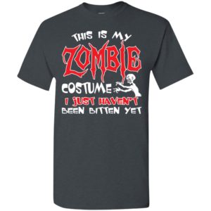 This is my zombie costume funny artwork halloween day t-shirt