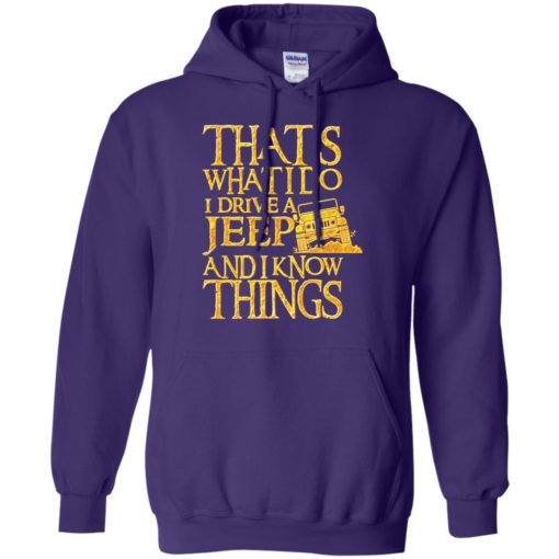 Thats what i do i drive jeep and i know things hoodie