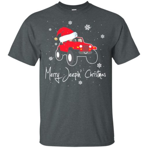 Merry jeepin christmas t-shirt