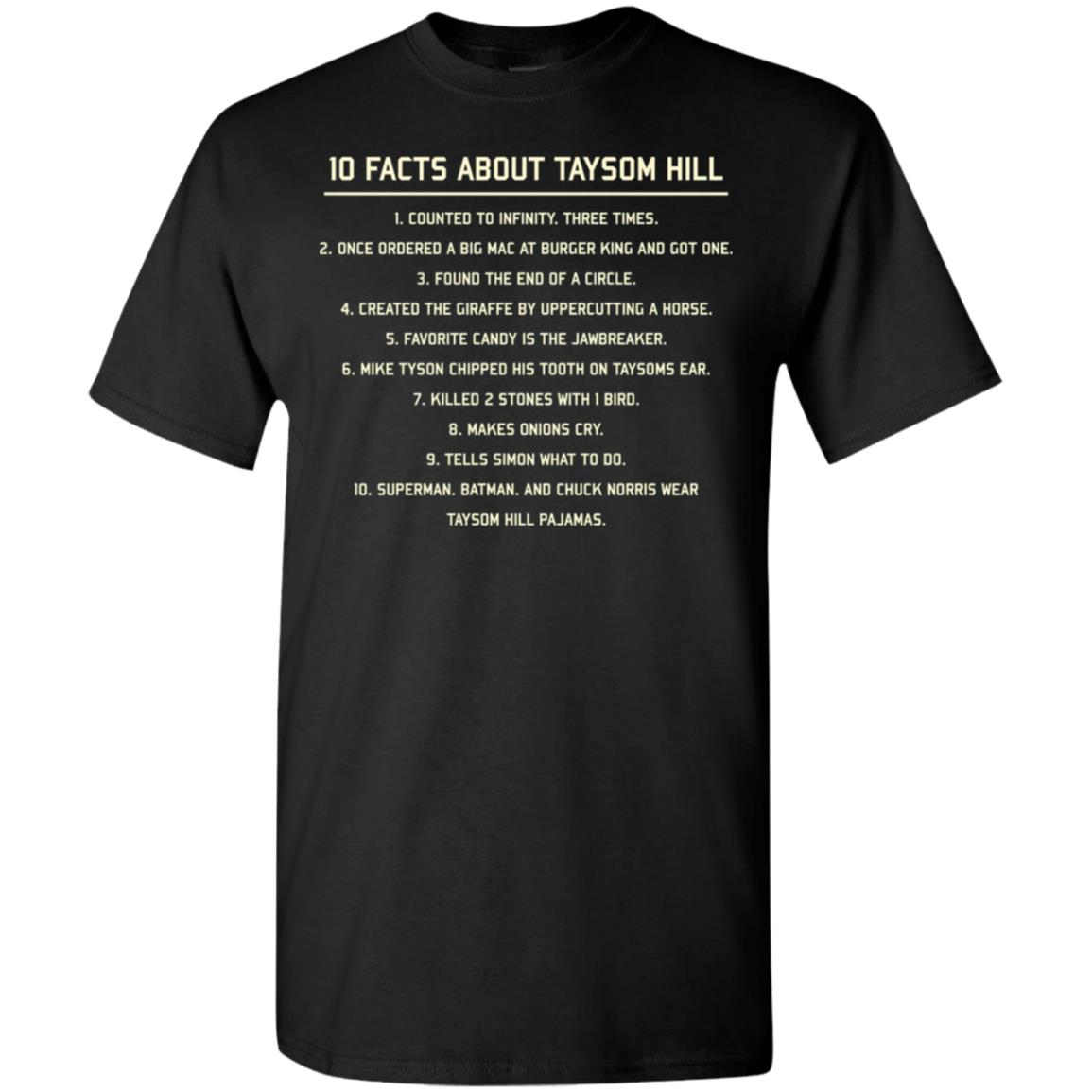 10 Facts About Taysom Hill T-Shirt - AMZPrimeShirt