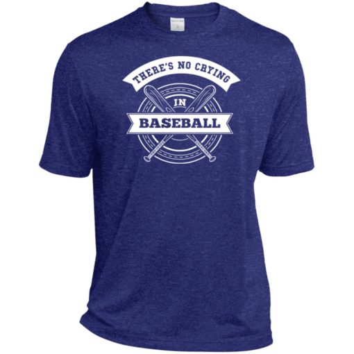 Baseball player there’s no crying in baseball sport tee