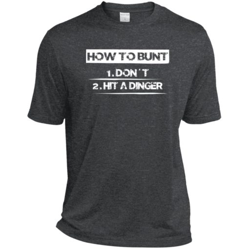 How to bunt don’t and hit a dinger baseball player lover gift sport tee