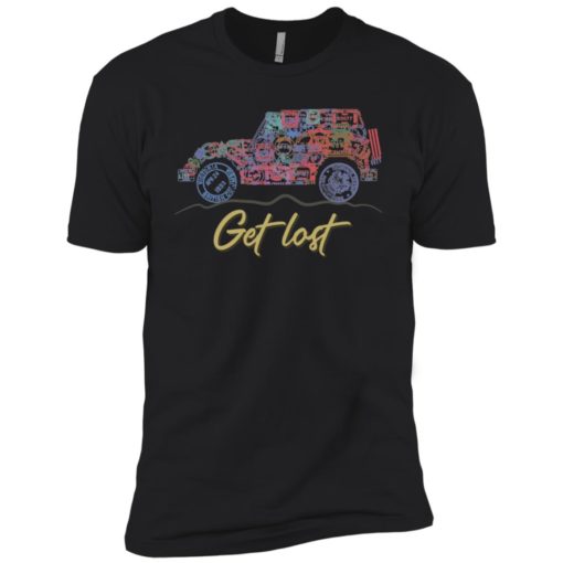 Get lost jeep sign premium t-shirt
