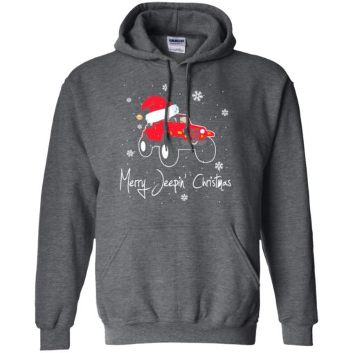Merry jeepin christmas hoodie