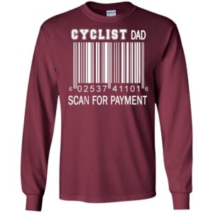 Cyclist dad scan for payment long sleeve