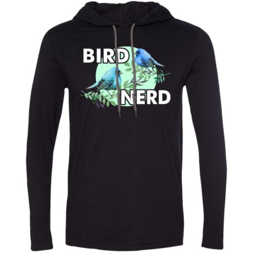 Lover bird nerd funny bird watching gift long sleeve hoodie